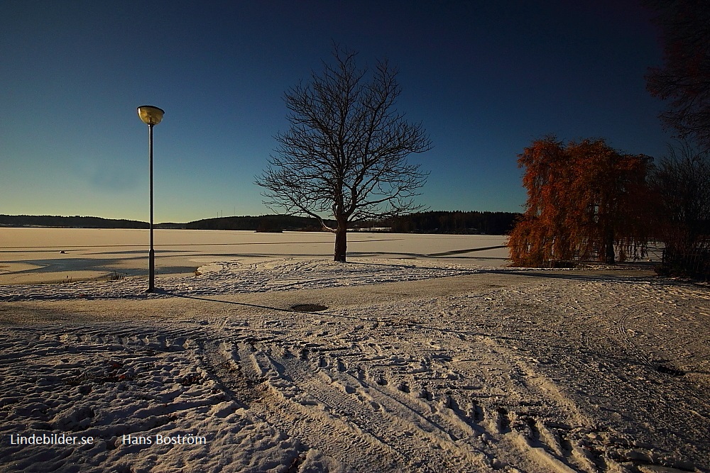 Lindesjön via Strandpromenaden