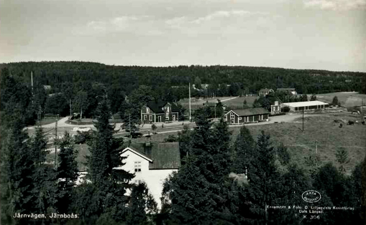 Nora, Järnboås Järnvägen 1947