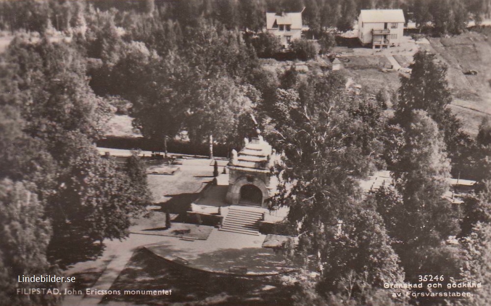 Filipstad.John Ericssons monument