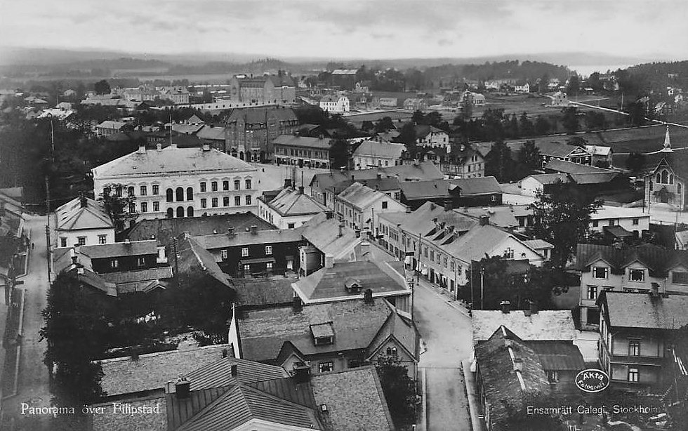 Panorama över Filipstad