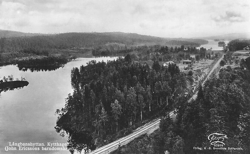 Filipstad, Kytthagen, Långbanshyttan, John Ericssons Barndomshem