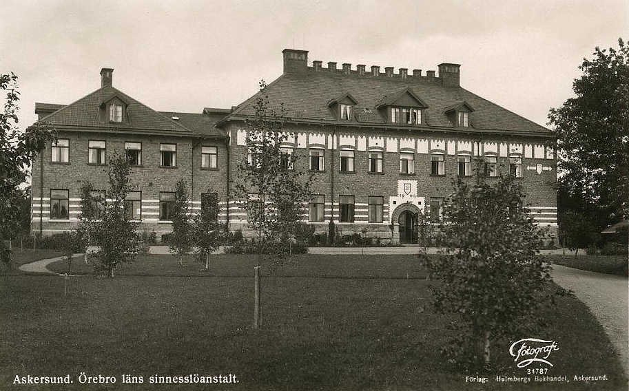 Askersund, Örebro Läns Sinnesslöanstalt 1953