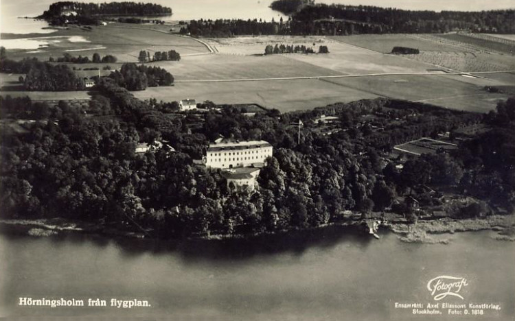 Hörningholm  Från flygplan