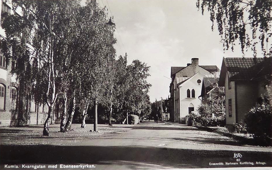 Kumla, Kvarngatan med Ebeneserkyrkan