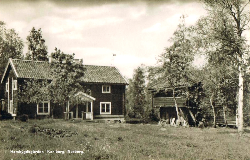 Norberg, Hembygdsgården, Karlberg 1952