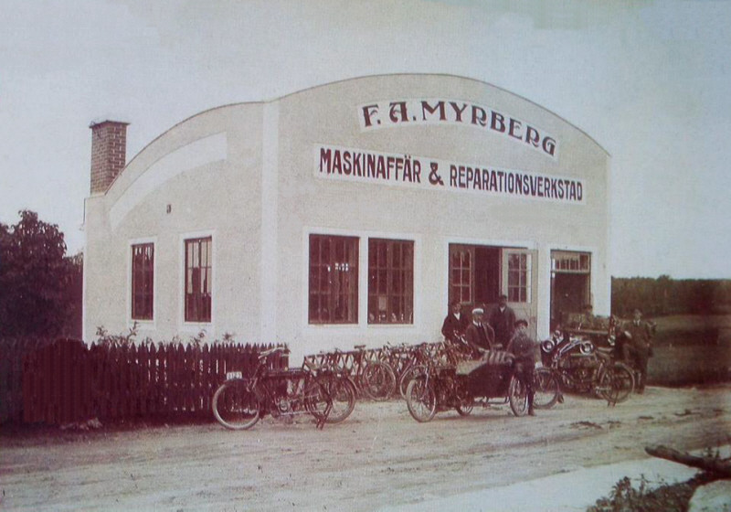 Norberg, F A Myrberg Maskinaffär och Reparationsverkstad 1913