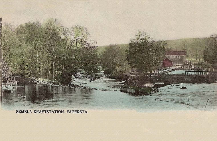 Fagersta, Sembla Kraftstation1903