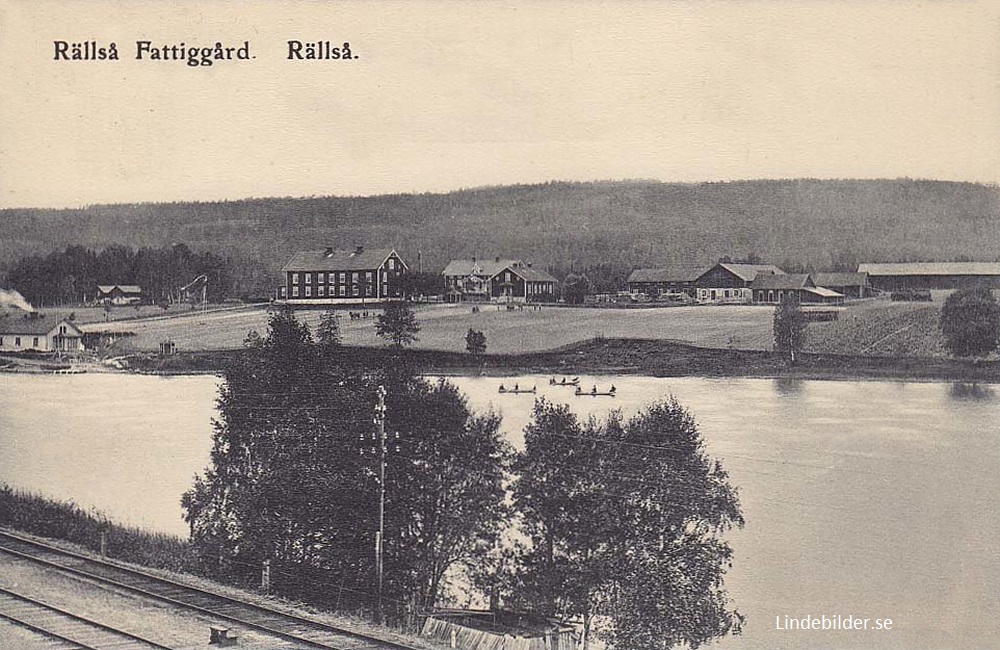 Rällså Fattiggård. Rällså 1910