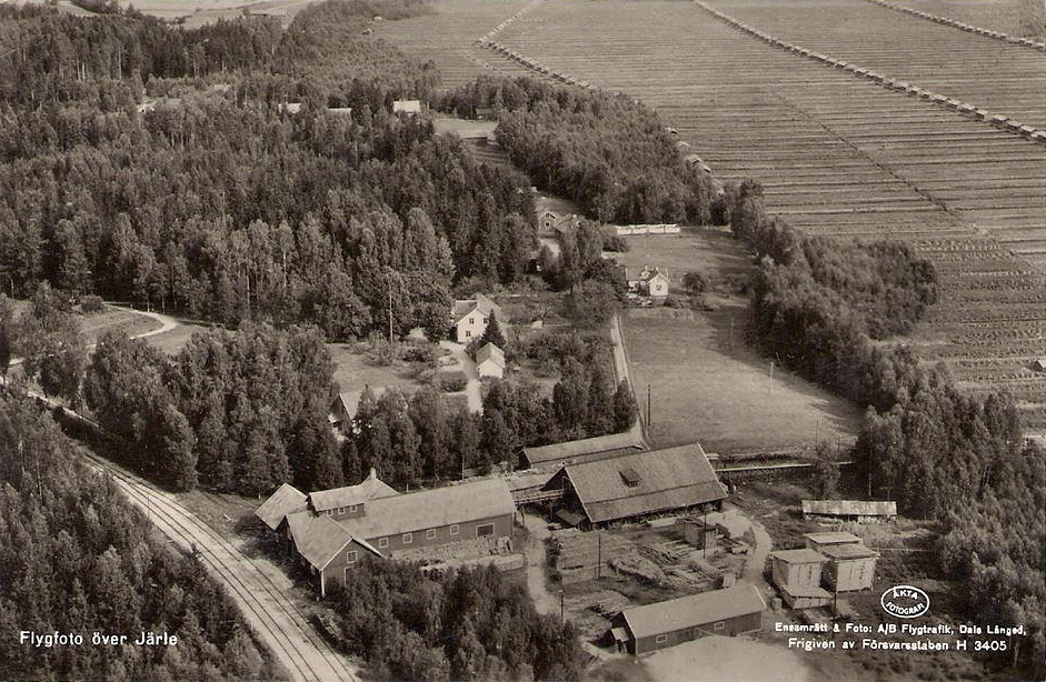Nora, Flygfoto över Järle