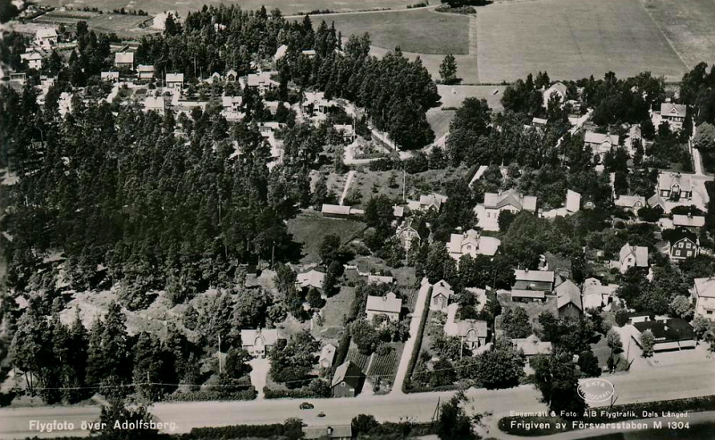 Örebro, Flygfoto över Adolfsberg