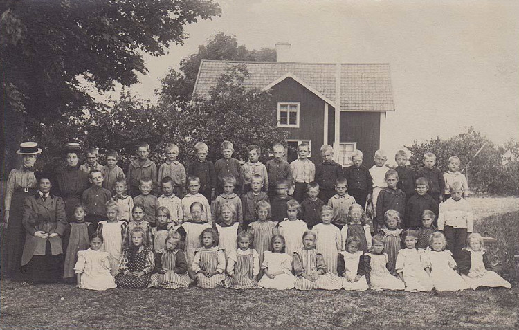 Örebro, Lännäs Skolklass 1909