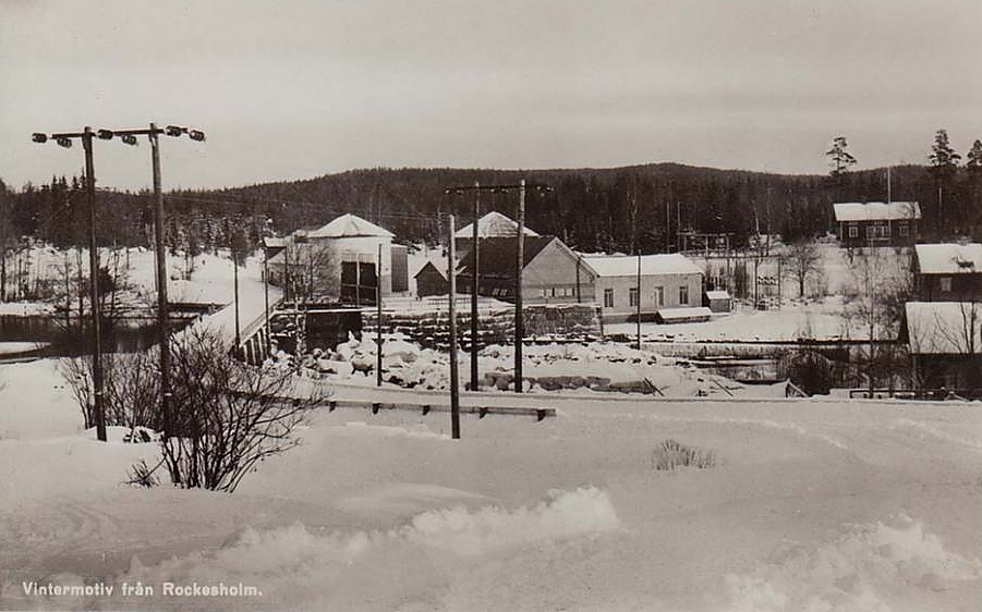 Hällefors, Grythyttan, Vintermotiv från Rockesholm