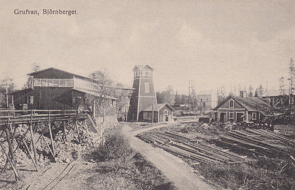 Ludvika, Grängesberg, Grufvan Björnberget