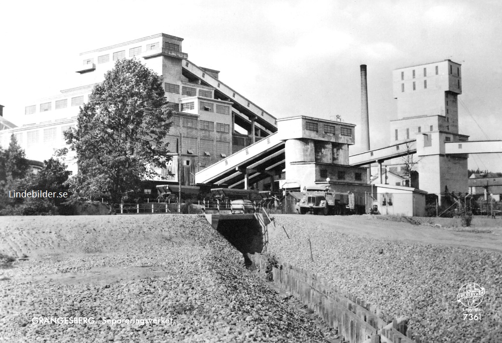 Ludvika. Grängesberg, Separeringsverket