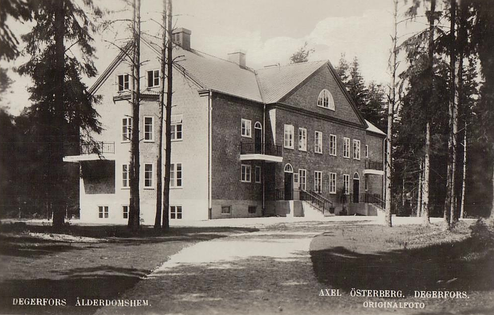 Degerfors Ålderdomshem 1947