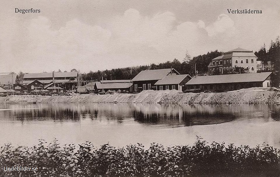 Degerfors, Verkstäderna 1914