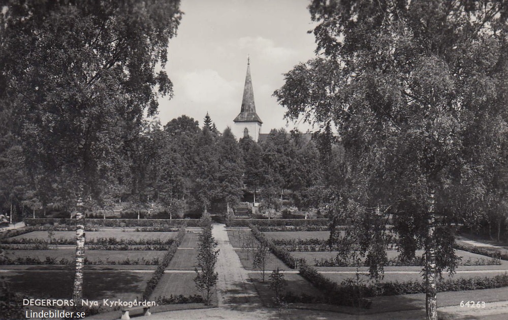 DEGERFORS. Nya Kyrkogården 1940