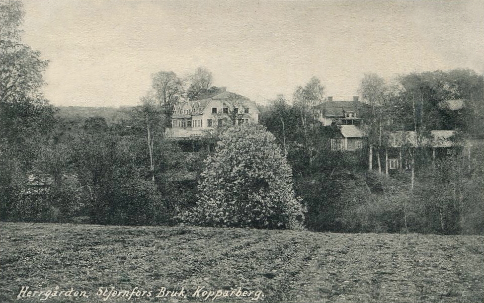 Herrgården Stjernfors Bruk, Kopparberg 1908