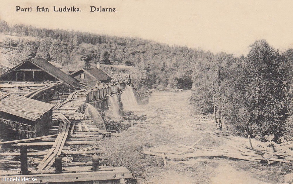 Parti från Ludvika. Dalarne 19608