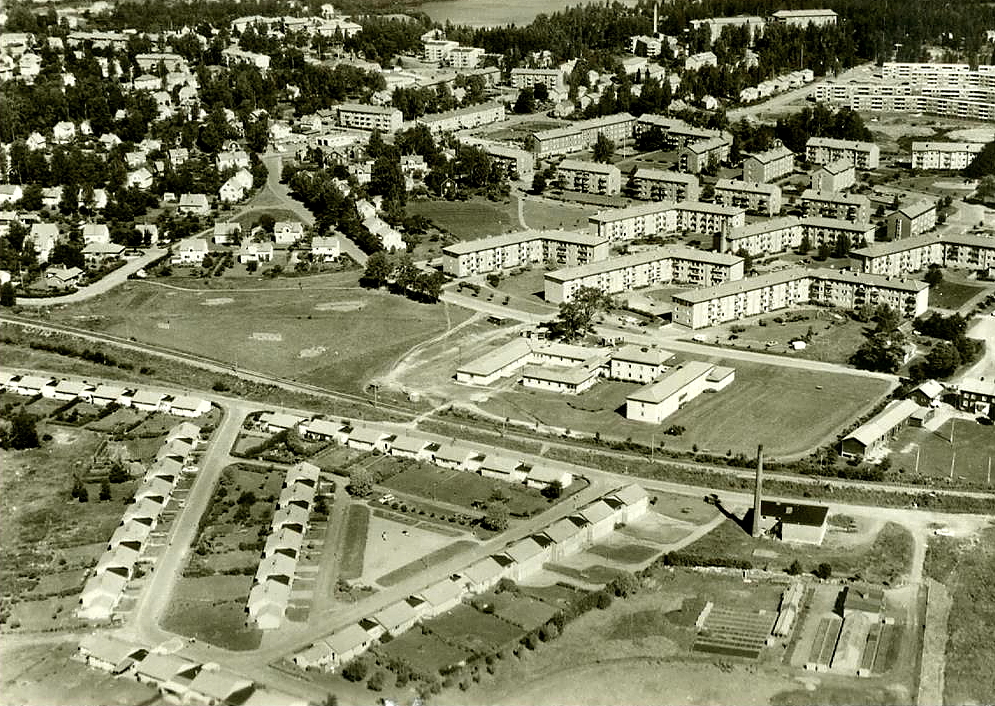 Ludvika, Flygfoto över Marnäs