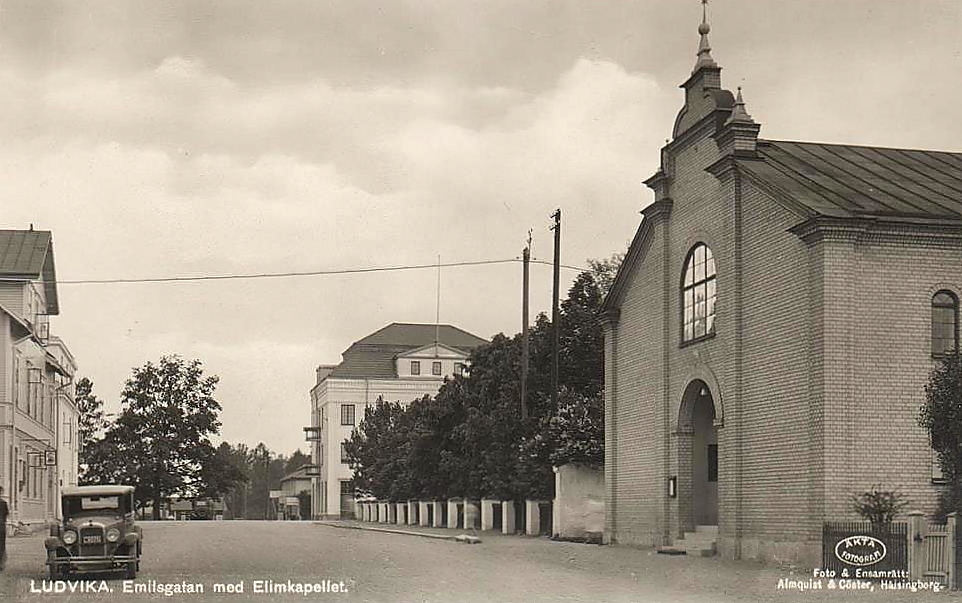 Ludvika, Emilsgatan med Elimkapellet