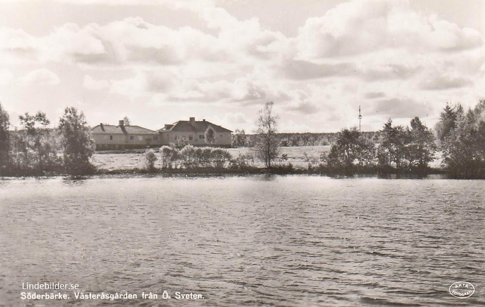 Söderbärke. Västeråsgården från Ö Sveten