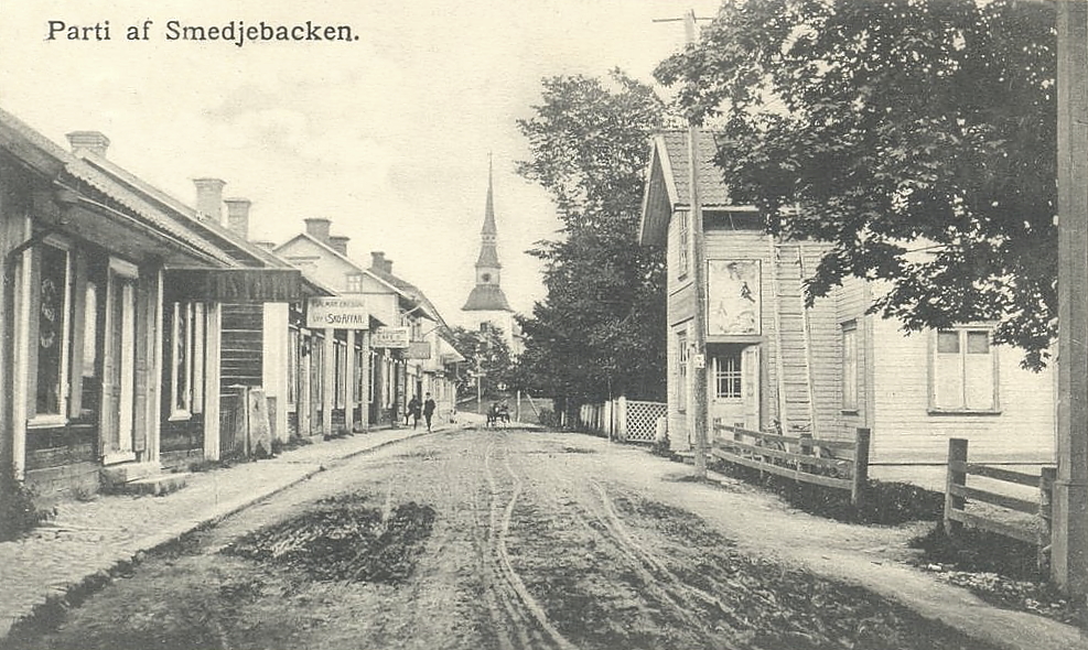 Parti af Smedjebacken 1911