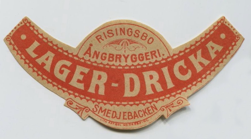 Smedjebacken, Risingsbo Ångbryggeri, Lager Dricka