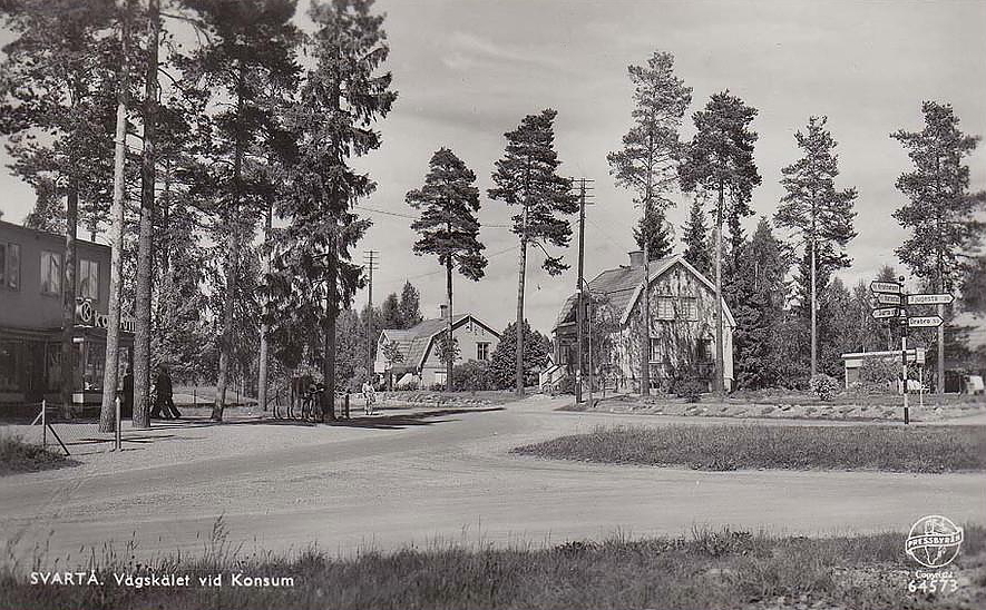 Degerfors, Svartå, Vägskälet vid Konsum