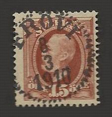 Frövi Frimärke 8/3 1910