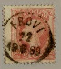 Frövi Frimärke 22/6 1889