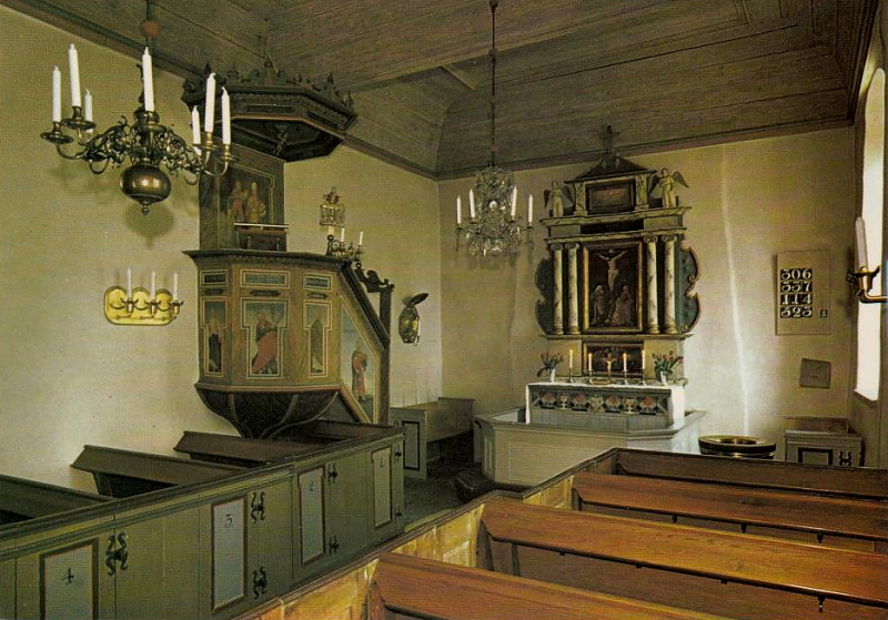 Örebro, Längbro, Ekers Kyrka, Interiör