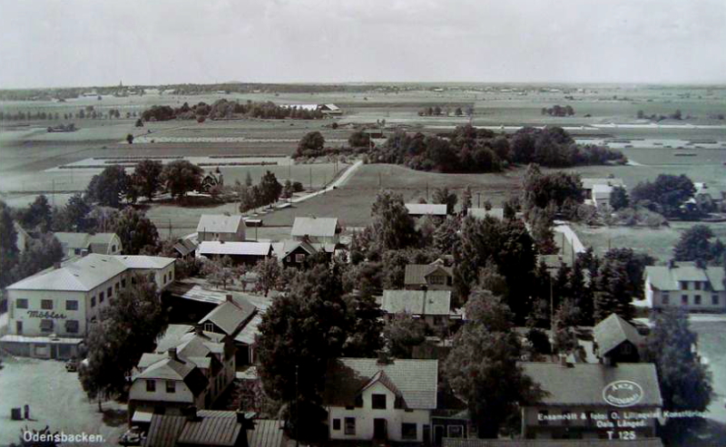 Örebro, Vy över Odensbacken 1961