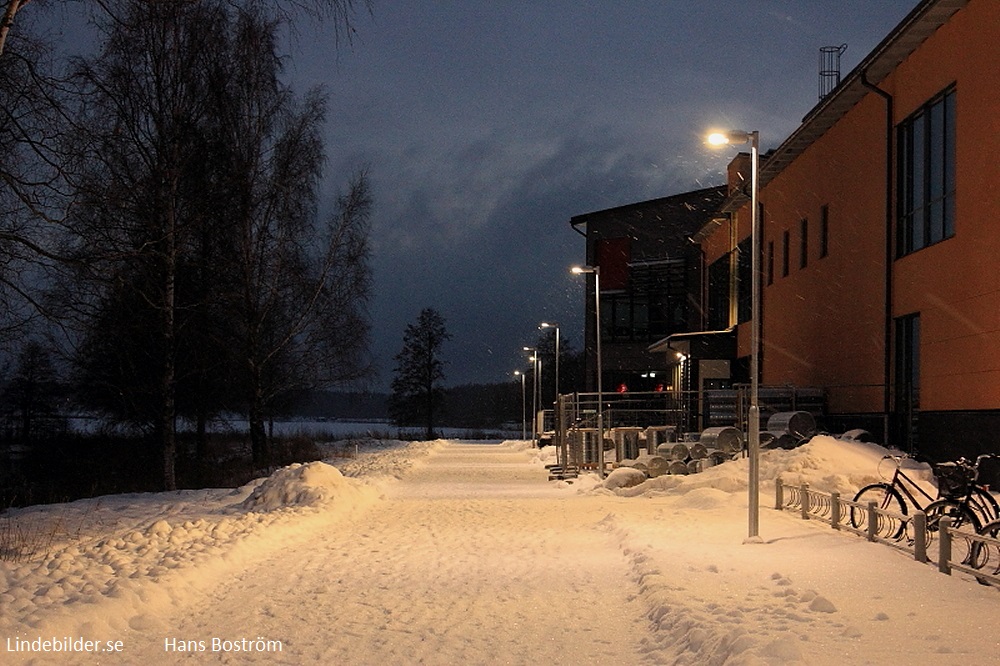 Sidan av Arenahallen