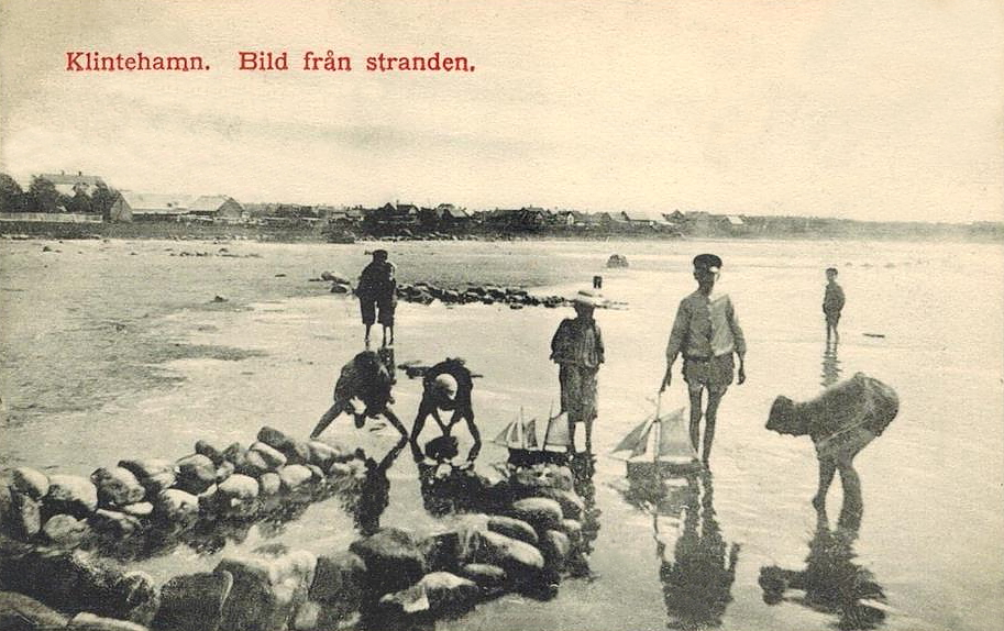 Gotland, Klintehamn, Bild från Stranden