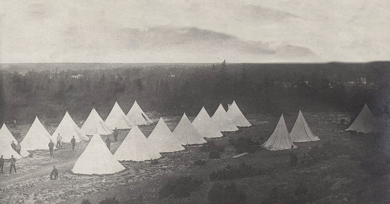 Gotland, Slite Infanteriläger 1904