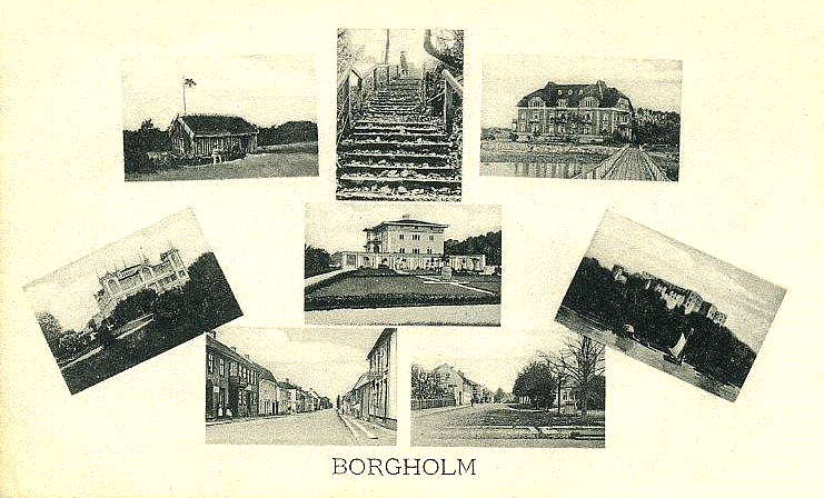 Öland, Borgholm Vykort 1912