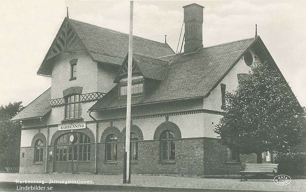 Norberg, Karbenning Järnvägsstation