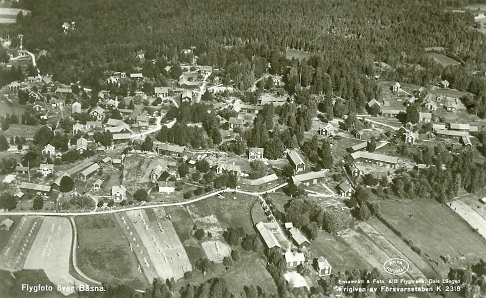 Borlänge, Flygfoto över Bäsna