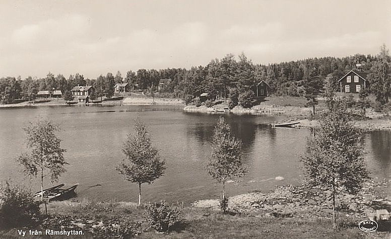 Borlänge, Vy från Rämshyttan 1940