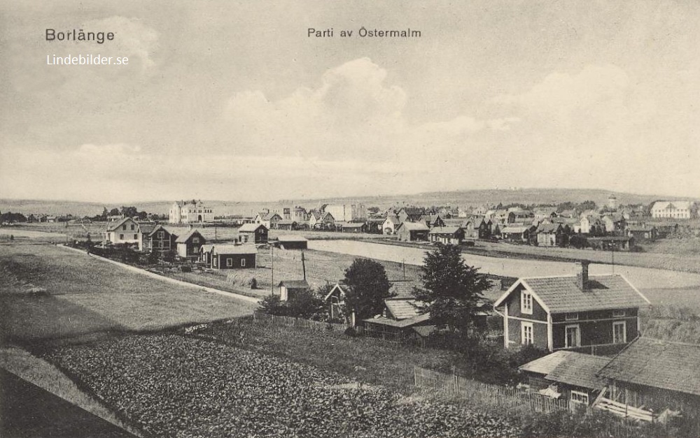 Borlänge, Parti av Östermalm1915