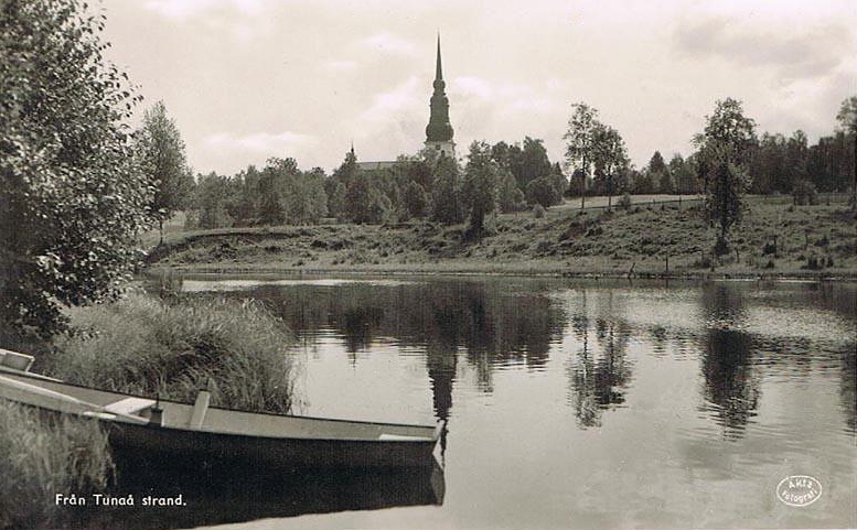 Borlänge, Från Tunaå Strand 1948