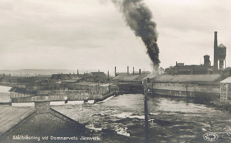 Borlänge, Stålblåsning vid Domnarvets Järnverk 1945