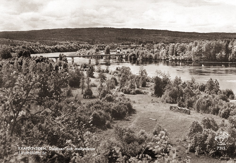 Kvarnsveden. Dalälven och Mellstabron