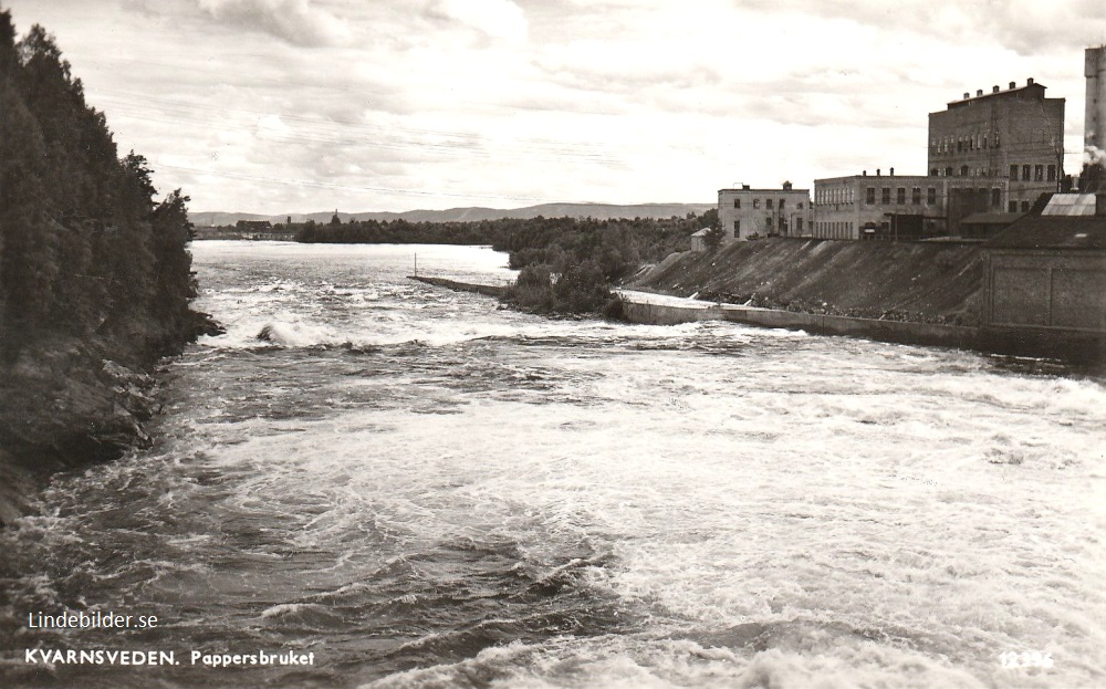 Borlänge, Kvarnsveden, Pappersbruket