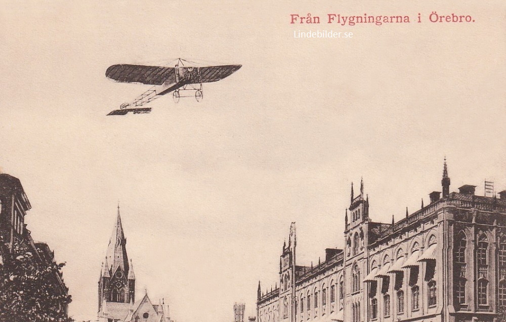 Från flygningarna i Örebro