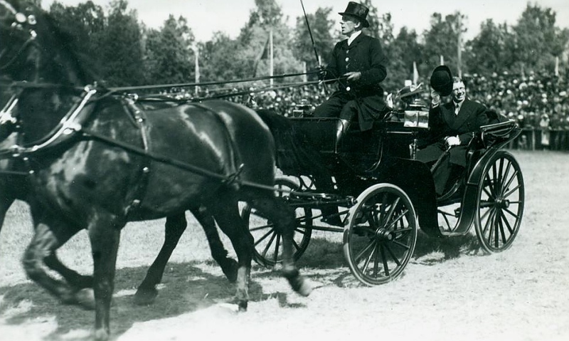 Borlänge, Rommehed, Kronprinsparet Lantbruksmötet 1939