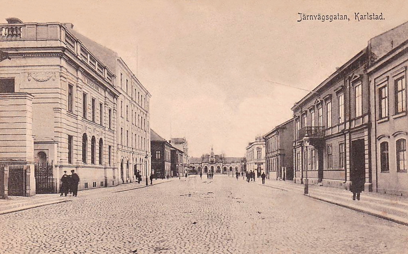 Karlstad Järnvägsgatan 1907