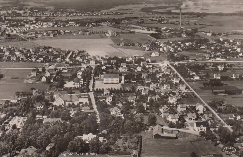 Örebro, Flygfoto över Almby