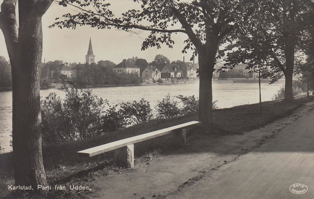 Karlstad, Parti från Udden 1926